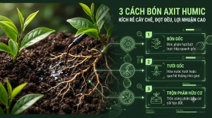 Axit Humic Kích Rễ Cây Chè