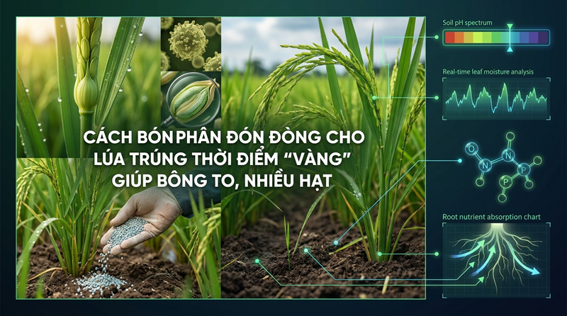 Phân Đón Đòng Cho Lúa