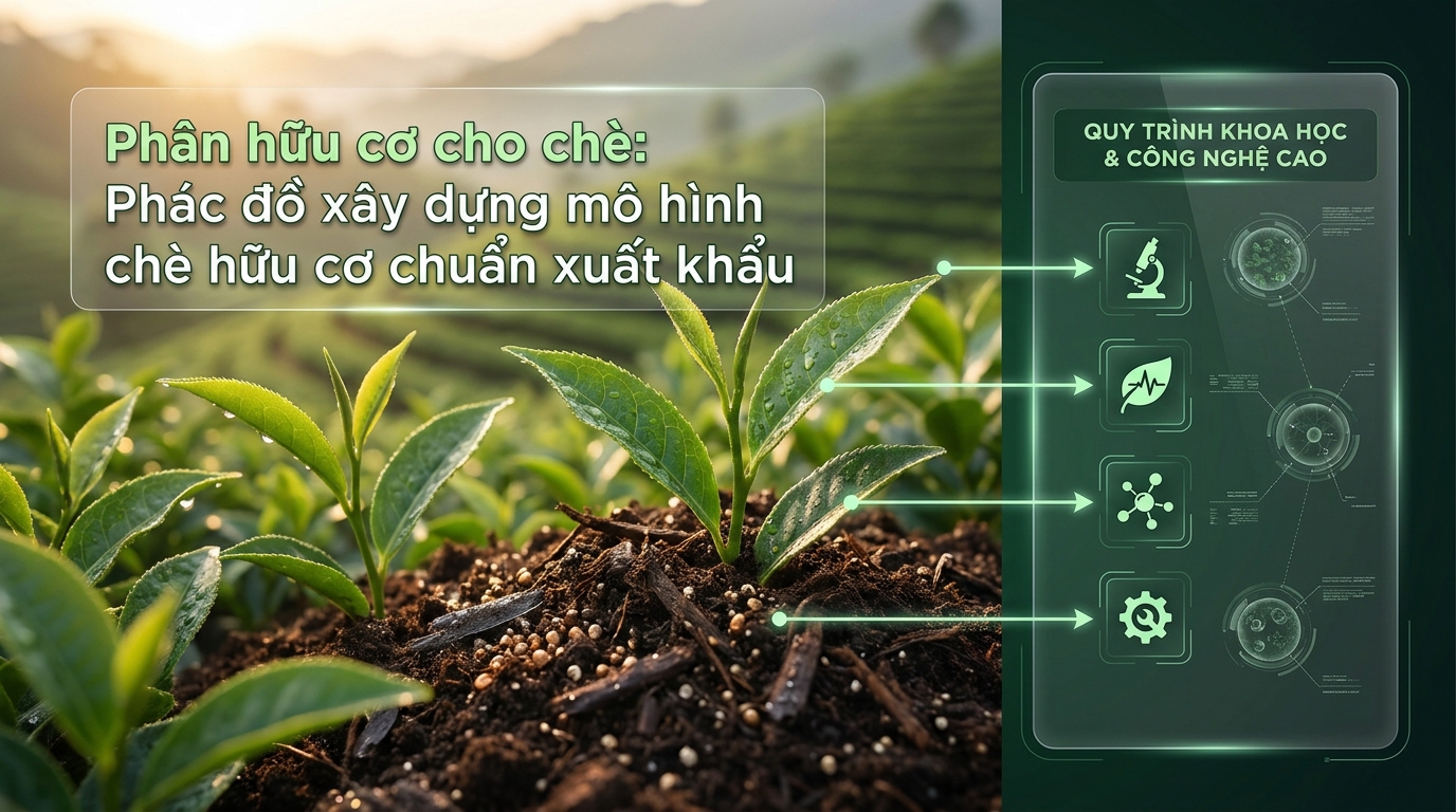 Phân hữu cơ cho chè