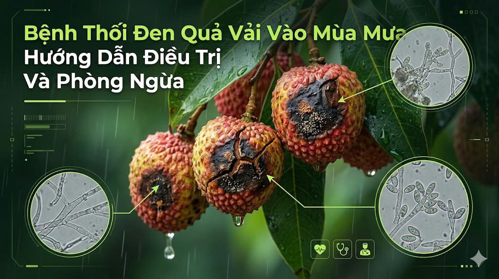 Thối Đen Quả Vải