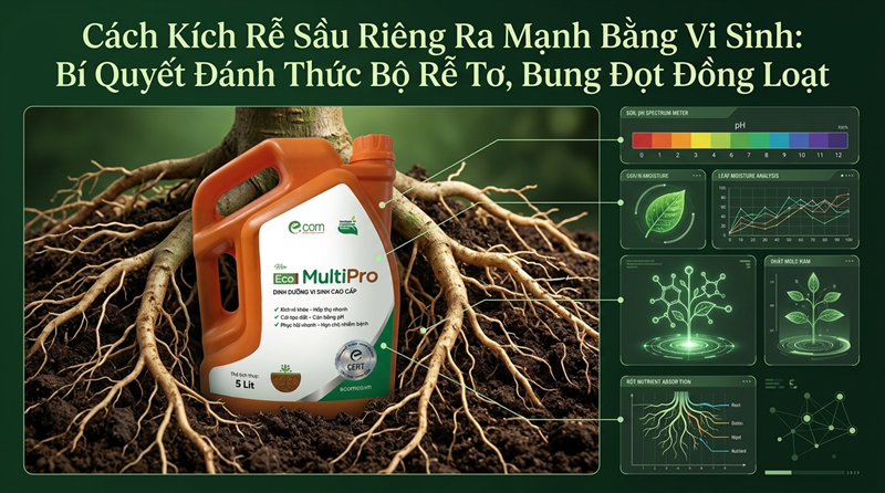 Kích Rễ Sầu Riêng Ra Mạnh