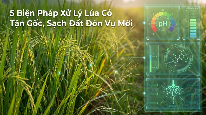 Xử Lý Lúa Cỏ Tận Gốc