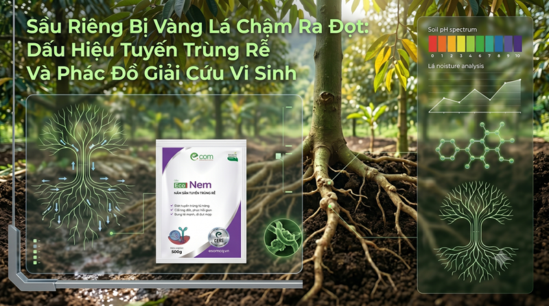 Sầu Riêng Bị Vàng Lá