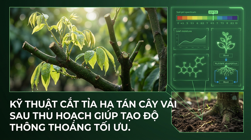Cắt Tỉa Hạ Tán Cây Vải