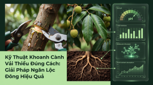 Khoanh Cành Vải Thiều