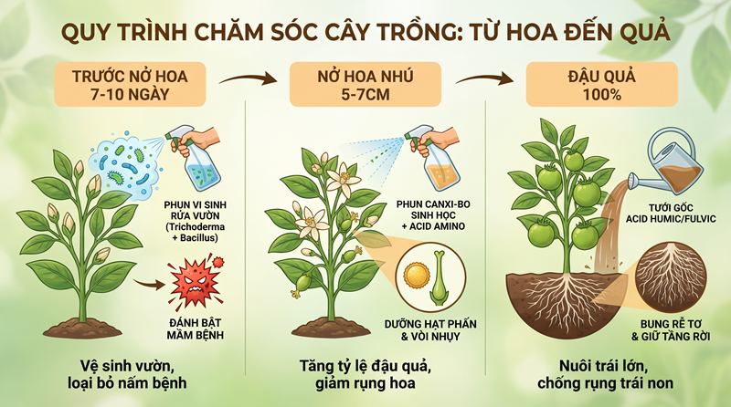 Rửa vườn, đánh bật mầm bệnh