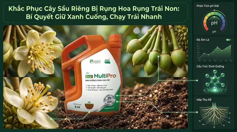 Cây Sầu Riêng Bị Rụng Hoa