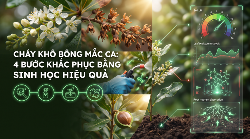 Cháy Khô Bông Mắc Ca