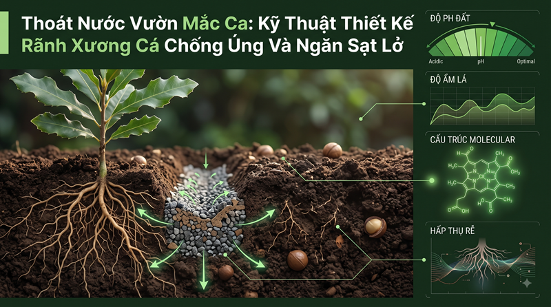 Thoát Nước Vườn Mắc Ca
