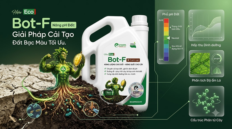 Eco Bot-F Nâng pH Đất