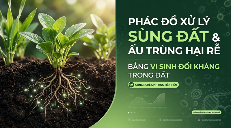 Xử Lý Sùng Đất & Ấu Trùng