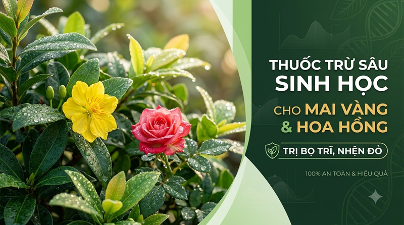 Thuốc Trừ Sâu Sinh Học Cho Mai Vàng & Hoa Hồng